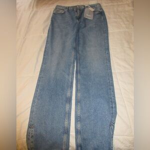 Pull&Bear Light Blue Straight Leg Jeans